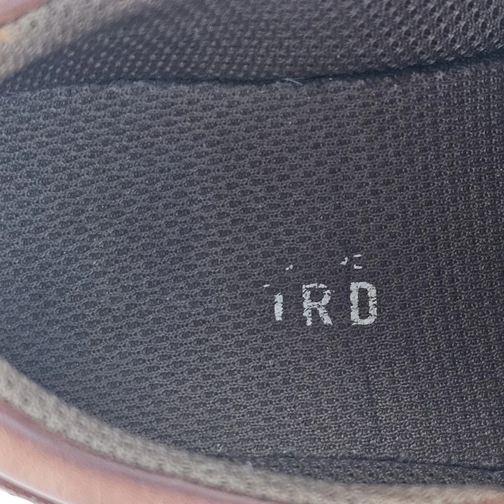 Stafford Boys Dane Jr Cognac brownish tan Dress Shoes  size 12